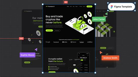 Finantech X Fintech Figma Template Free Figma Resource Figma Elements