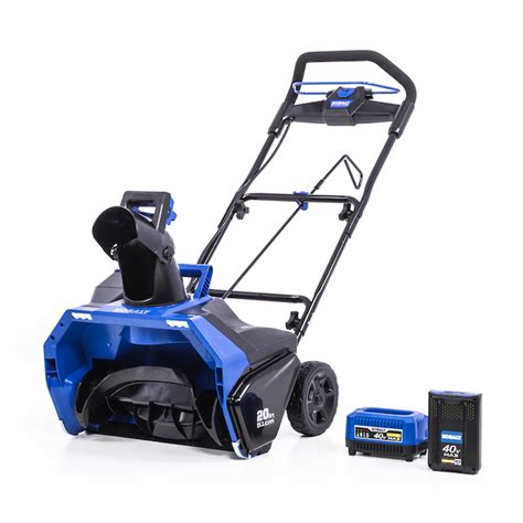 Kobalt 40v 20 In Single Stage Cordless Snowblower Rona