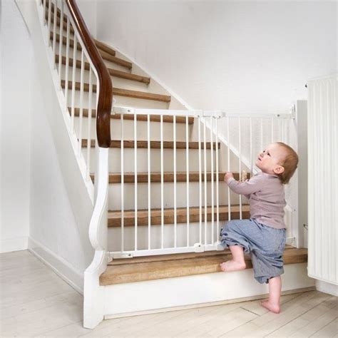 Babydan Flexi Fit Stair Gate Diagonal Fit Baby Guard White Safety Barrier