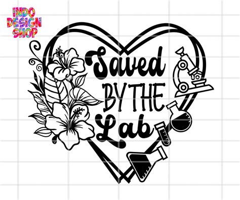 Saved By The Lab Svg Lab Week 2023 Svg File For Cricut Saved By The