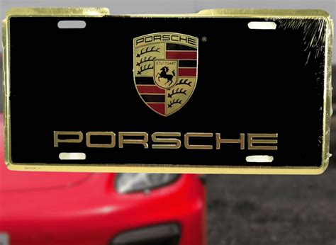 Make a Statement With a Porsche License Plate Frame