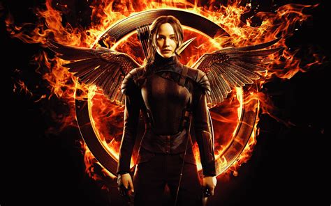 Katniss Peeta The Hunger Games Feuer Fangen Hd Desktop Hintergrund☘️