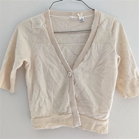 Moth By Anthropology Crop Cardigan Color Is More Depop