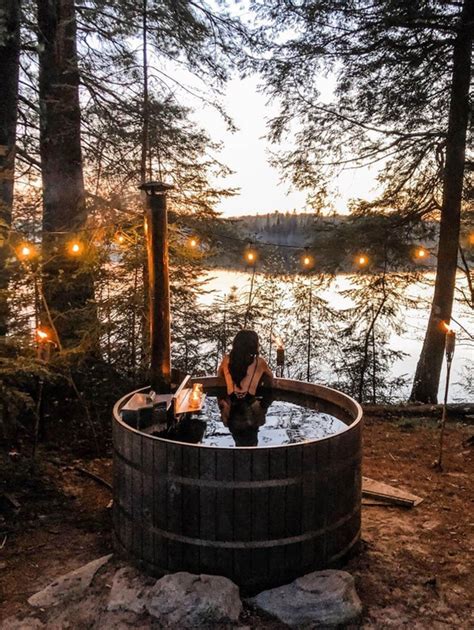 Wood Fired Hot Tub Cedar Hot Tub Hot Tub Outdoor Outdoor Tub
