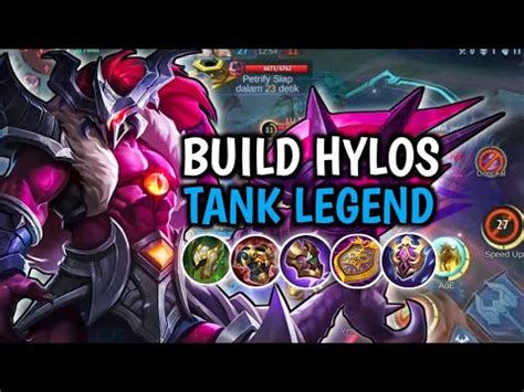 Hylos Tank Terkuat Build Hylos Tank Terbaru Mobile Legends Youtube