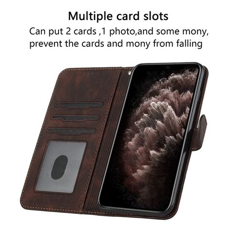 For Infinix Hot G Cubic Skin Feel Flip Leather Phone Case Brown Alexnld