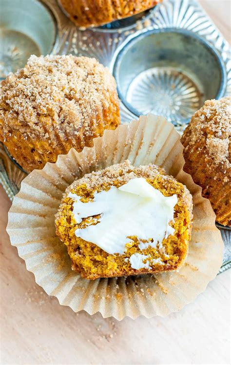 Pumpkin Spice Streusel Muffins Peas And Crayons