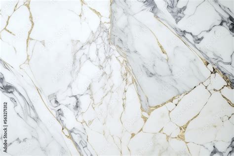 Luxury white and gold marble wallpaper. AI Stock Illustration | Adobe Stock