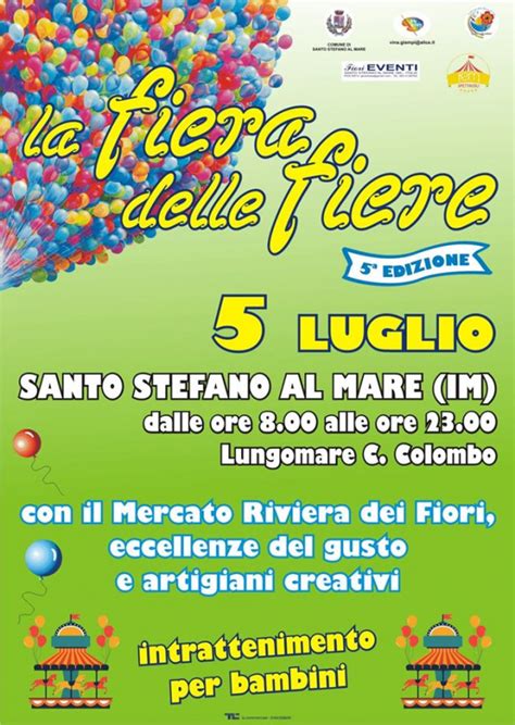 La Fiera Delle Fiere Di Santo Stefano Al Mare Mostre E Mercatini