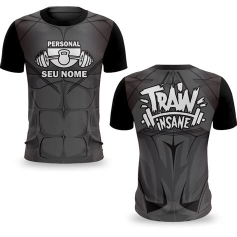 Camiseta Masculina Personal Trainer Personalizada Fitness Academia