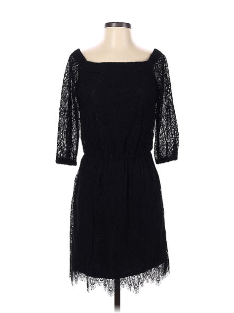 White House Black Market Solid Black Cocktail Dress Size 2 72 Off