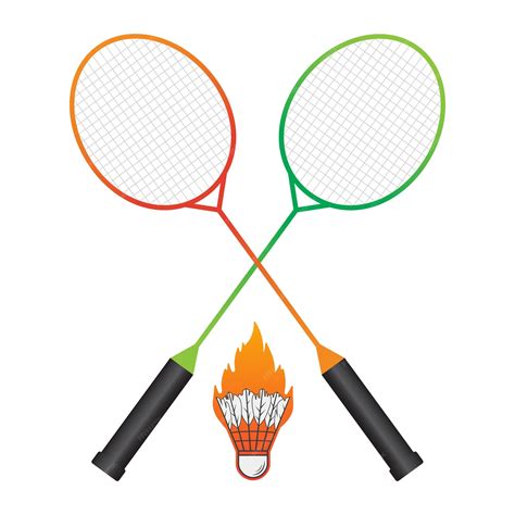 Premium Vector Badminton Fire Vector Badminton Vector Cork Badminton