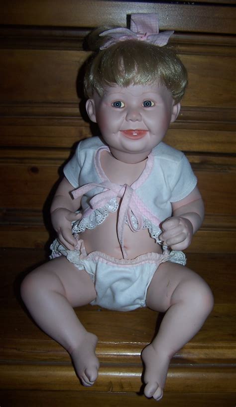 Vintage Ashton Drake All Bisque Doll Cute As A Button S Era