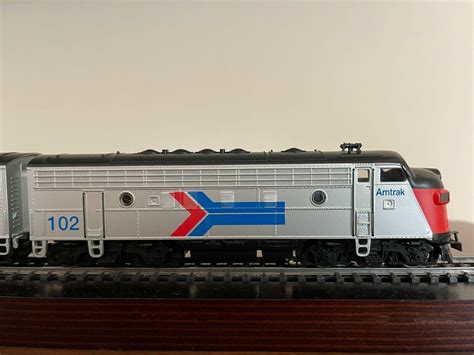 Marklin 33621 Amtrak Emd F7 Diesel Locomotives Aa Set Converted To