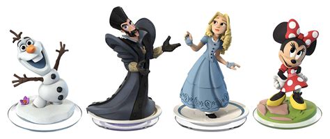 Disney Infinity 30 Olaf Time Alice Minnie Mouse 4 Pack Toy