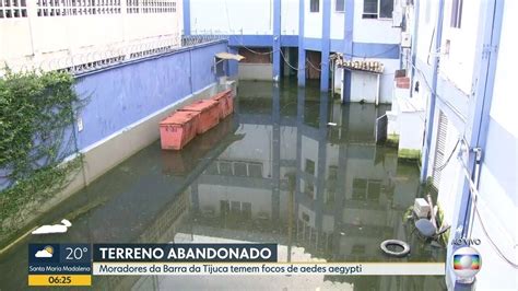 Moradores Da Barra Denunciam Terreno Abandonado E Gua Parada Bom