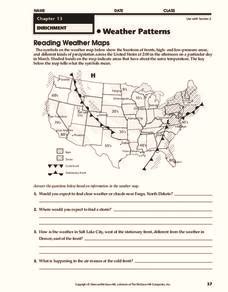 Reading Weather Maps Worksheet