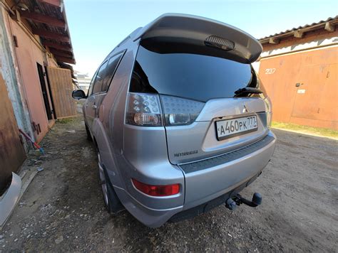Широкий спойлер — Mitsubishi Outlander XL, 3 л, 2008 года | тюнинг | DRIVE2