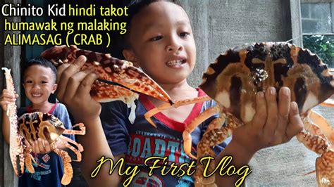 Magluluto Kami Ng Malaking Alimasag Crab My First Vlog Chinito