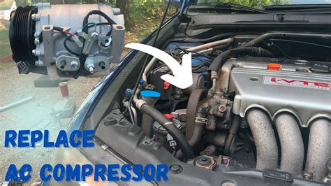 Air Conditioning Compressor Replacement Acura Tsx Youtube