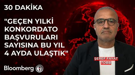 30 Dakika Geçen Yılki Konkordato Başvuruları Sayısına Bu Yıl 4 Ayda