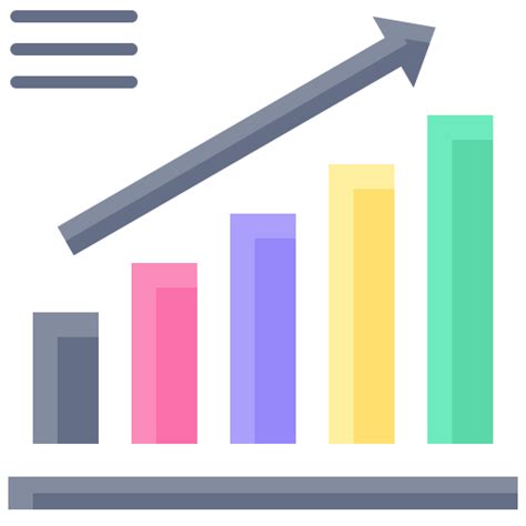 Bar chart Generic color fill icon