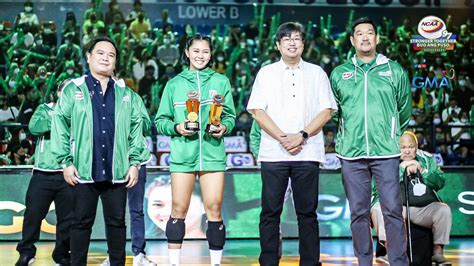 Mycah Go Wins Ncaa Volleyball Mvp As St Benilde Eyes Sweep