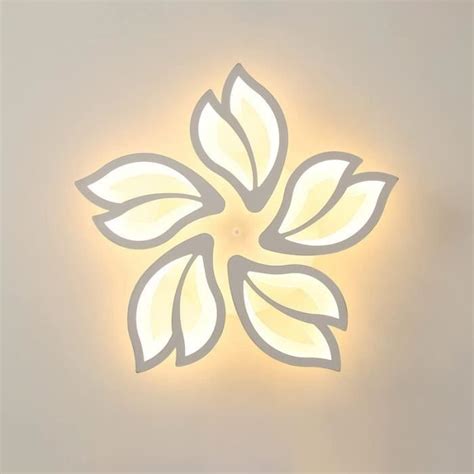 Plafonnier Led Delaveek Creative Fleur De Forme Lustre T Tes