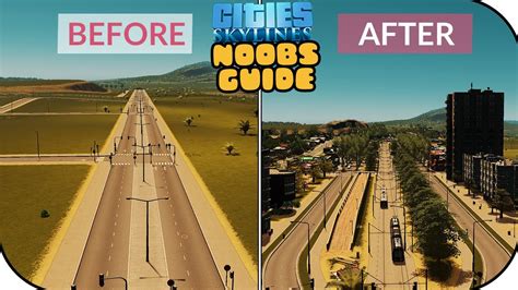 How To Detail Your Vanilla Road Networks In Cities Skylines Noobs