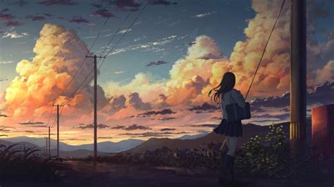 Aesthetic Anime Scenery Hd Wallpapers Wallpaper Cave