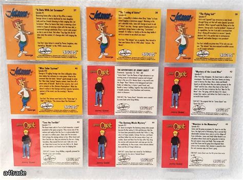 Lot Of 9 37 To 45 1994 Cardz Hanna Barbara Trading Cards Property Room