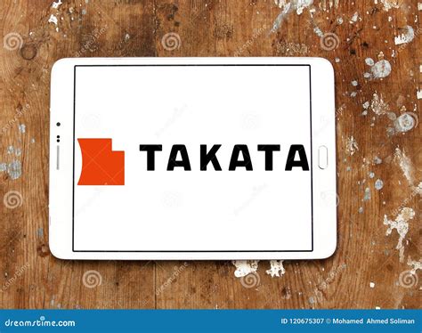 Takata Corporation logo editorial photography. Image of signs - 120675307