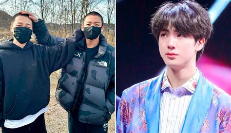 Jin De Bts Public Foto Con Emotivo Mensaje Por Ingreso Al Servicio