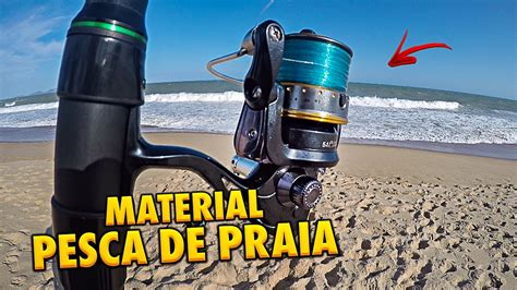 O MELHOR MATERIAL PRA PESCA DE PRAIA Pescaria Surf Casting YouTube