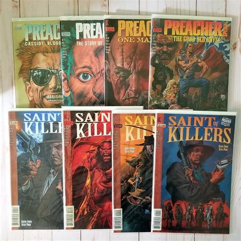 Preacher Dc Vertigo Comics Lot Specials Garth Ennis Steve Dillon