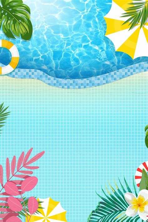 Refreshing Summer Beach Background Wallpaper Image For Free Download