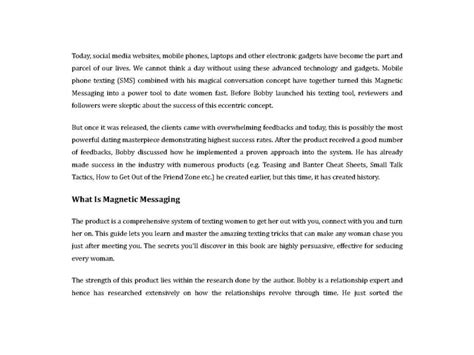 Guide To Texting | PPTX