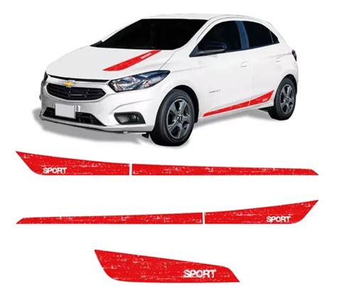 Sticker Sportinox Vinil Kit Franja Chevrolet Onix Sport