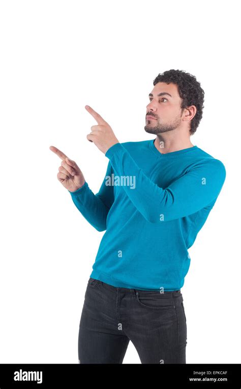 Man Pointing In The Hi Res Stock Photography And Images Alamy