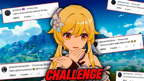 Challenge Stream Subscribers Gave Me Craziest DARES Xiao Banner