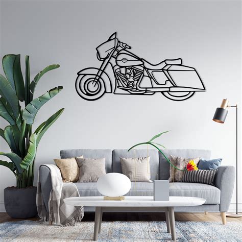 Motorcycle Silhouette Metal Wall Art Motorcycle Metal Wall - Etsy