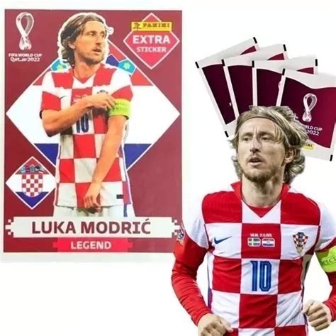 Figurinha Extra Bord Luka Modric Copa Do Mundo Parcelamento Sem