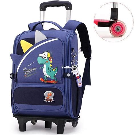 School Bag Wheels School Trolley Backpack Girls Wheeled Backpack Schoo ...