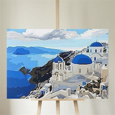 Santorini Pintar por Números MOHA