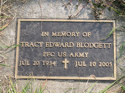 Tracy Edward Blodgett 1934 2005 Find A Grave Memorial