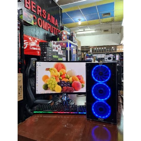 Jual Pc Gaming Editing Core I7 Ram 16gb Monitor 24 In Full Set Shopee