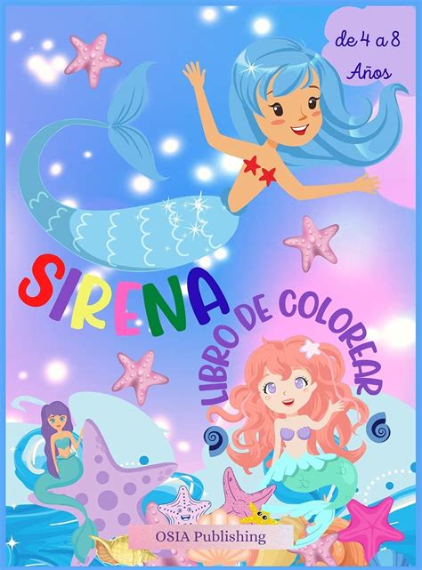 Buy Sirena Libro De Colorear Gran Libro De Colorear Y Actividades Para