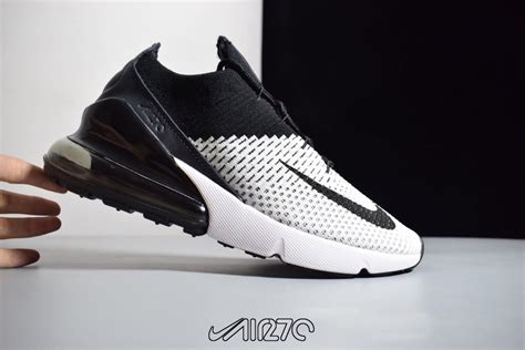 Nike Air Max 270 Flyknit White Black-Anthracite