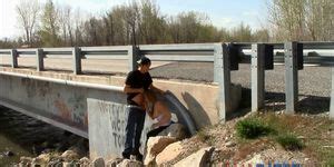 Quickie Sex By A Bridge With Traffic Tnaflix
