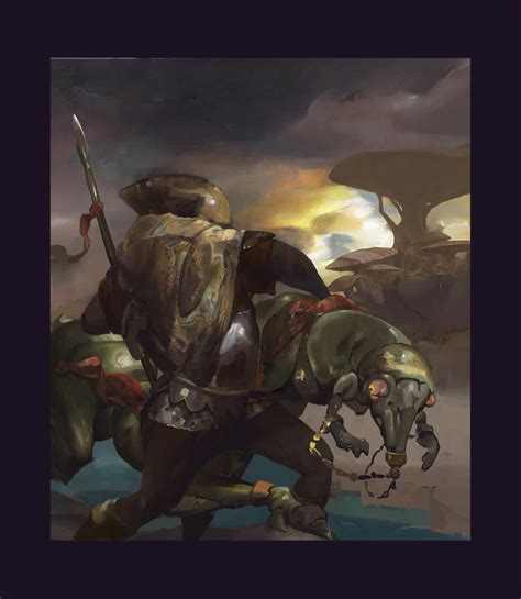 Morrowind Telvanni With A Nix Hound By Igorlevchenko On Deviantart